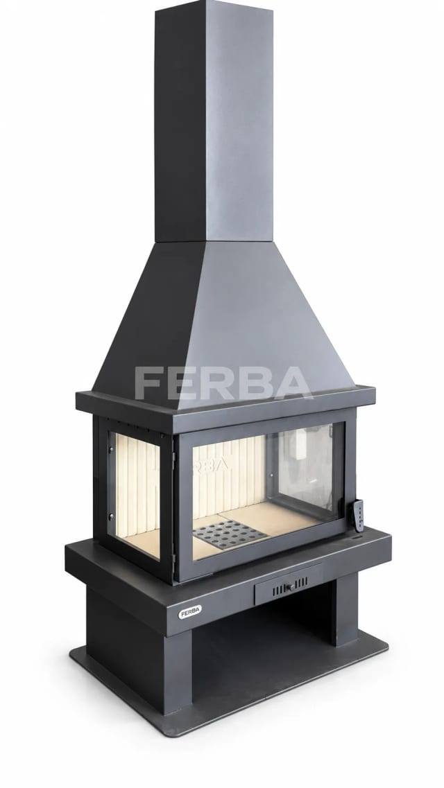 FERBA Metal Duvar Tipi Şömine