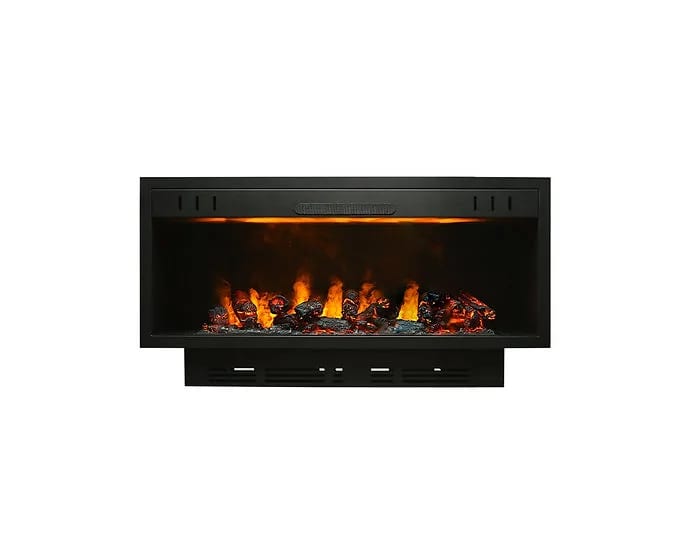 Vasko 100 cm 3 Boyutlu Elektrikli Şömine (Isılı, Ses Efektli)