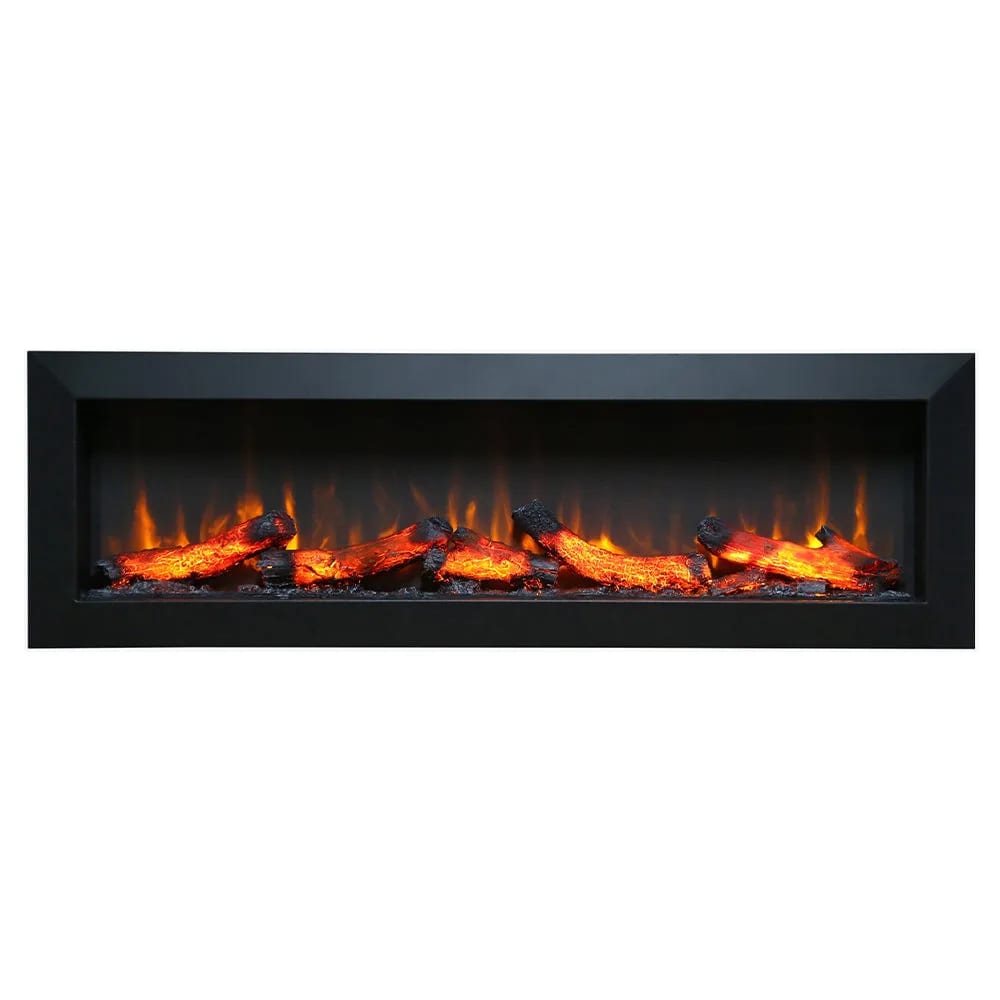 Gaze 130 cm Elektrikli Şömine Cam Çerçeve (Isısız)