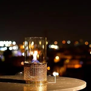 Kar Tanesi Modeli Masa Üstü Şömine