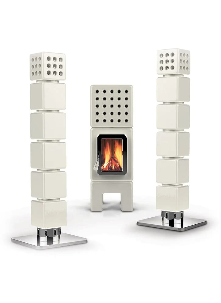 Thermo Stack Kalorifer Sistemli Seramik Odun Sobası