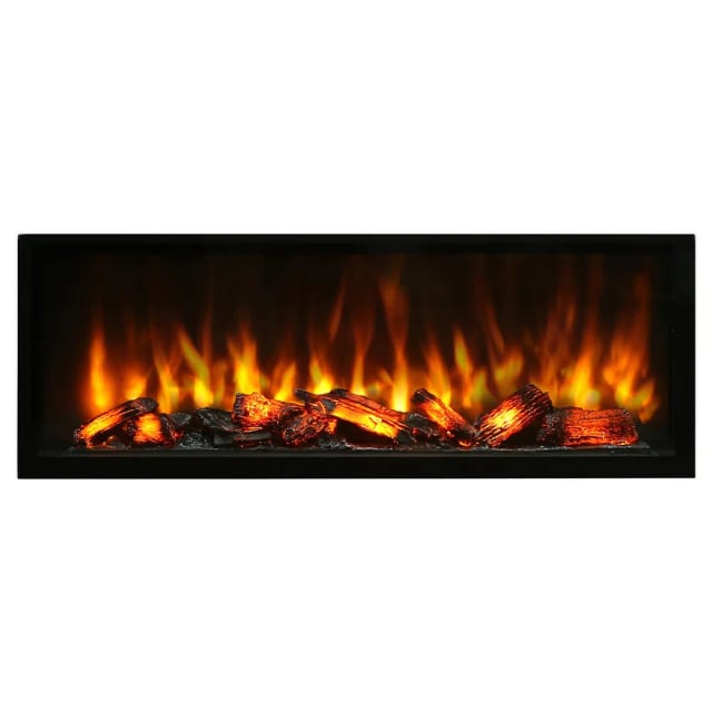Gaze 100 cm Elektrikli Şömine Cam Çerçeve (Isısız) Model / Gaze 100